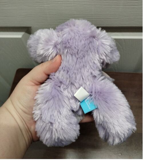 Manhattan Toy Floppies Purple Embroidered Eyes Floppy Ears Bunny Rabbit Plush - Picture 5 of 9